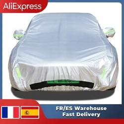 Car Cover UV Protection Snow Cover Full Year Universal Sunshade Waterproof Dustproof for Sedan Scratch-Resistant Sedan Suit SUV