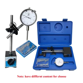 Dial Indicator Magnetic Base Point Precision Inspection Dial Test Indicator Long Arm 0-10mm Professional Gauge 1