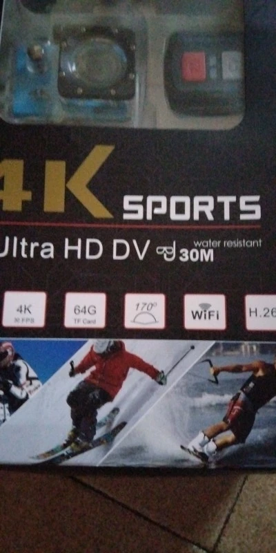 4K Action Camera with 120° Wide - Angle + WiFi - APP Control, Capable of Shooting in Scenes like Diving and Skiing photo review