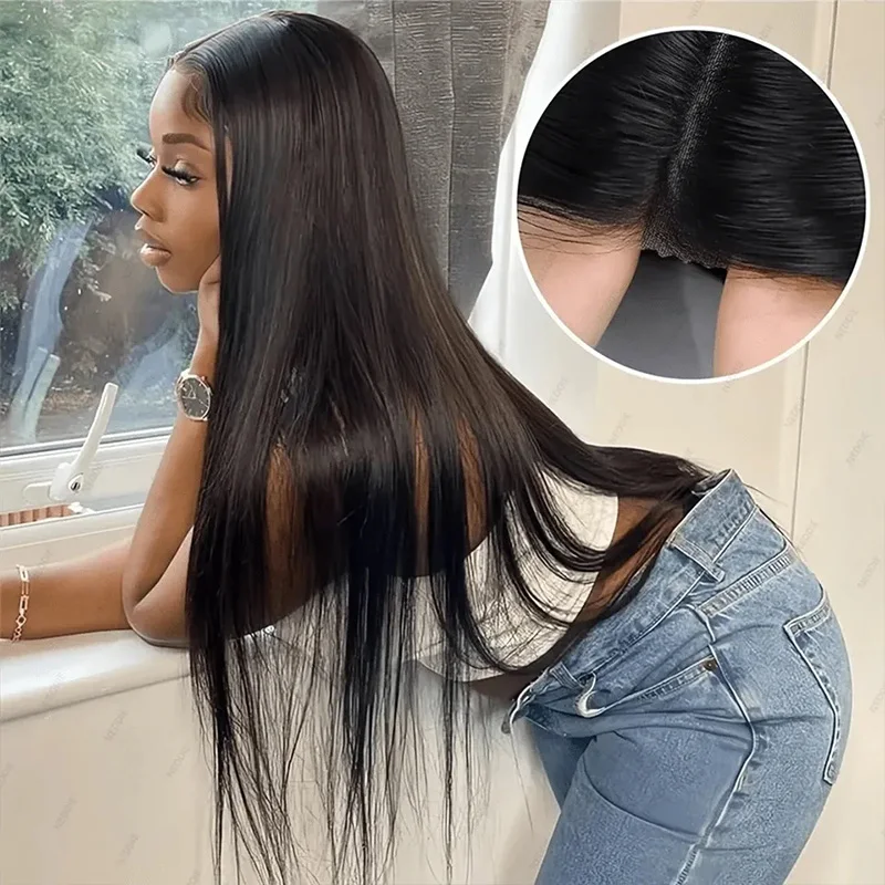 250% Density 100% Brazilian Human Hair Straight Wig - 13x4/5x5 HD Lace Front Glueless Pre-Plucked With Baby Hair Full Edges Ear