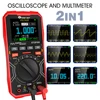 TOOLTOP ET2010A Portable Digital 1Mhz Oscilloscope 2.5Msps Sampling Rate AUTO Range AC/DC 600V Graphcial Multimeter Oscilloscope 1