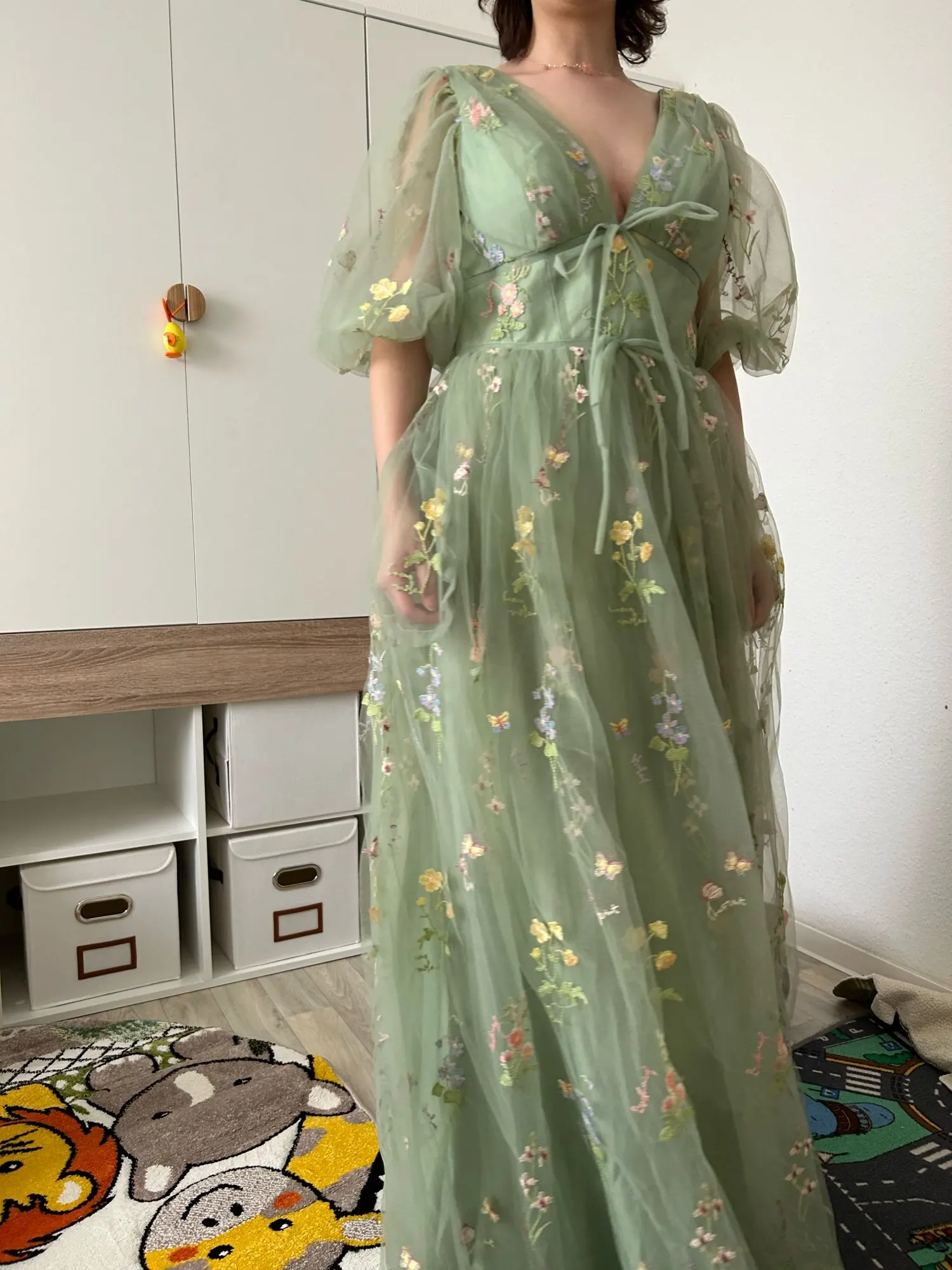 Robe de mariée Princesse verte photo review