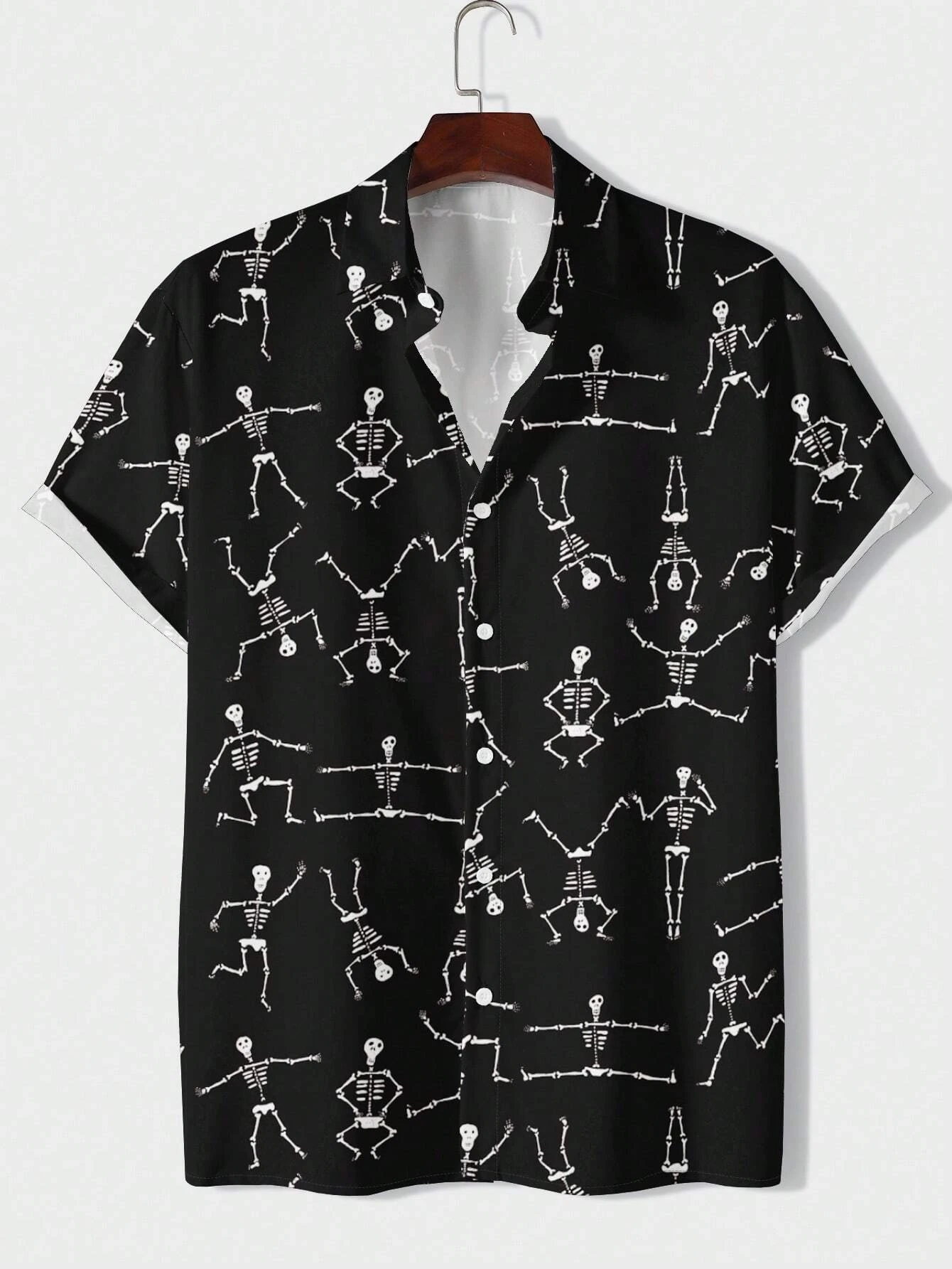 Men's Shirt Soft Comfortable Short Sleeve Shirt Summer Hawaiian Shirt Lines Fashion Design Men's Clothing Extra Large Size 3