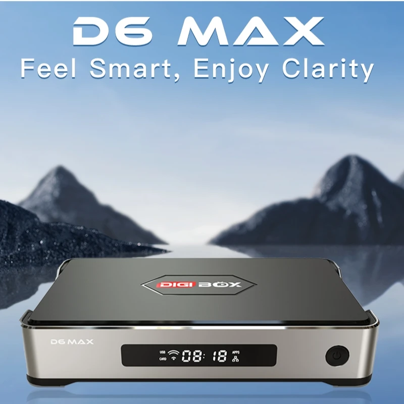 Genuine] DIGIBOX D6 MAX Android TV Box Hot Sell in Japan,USA