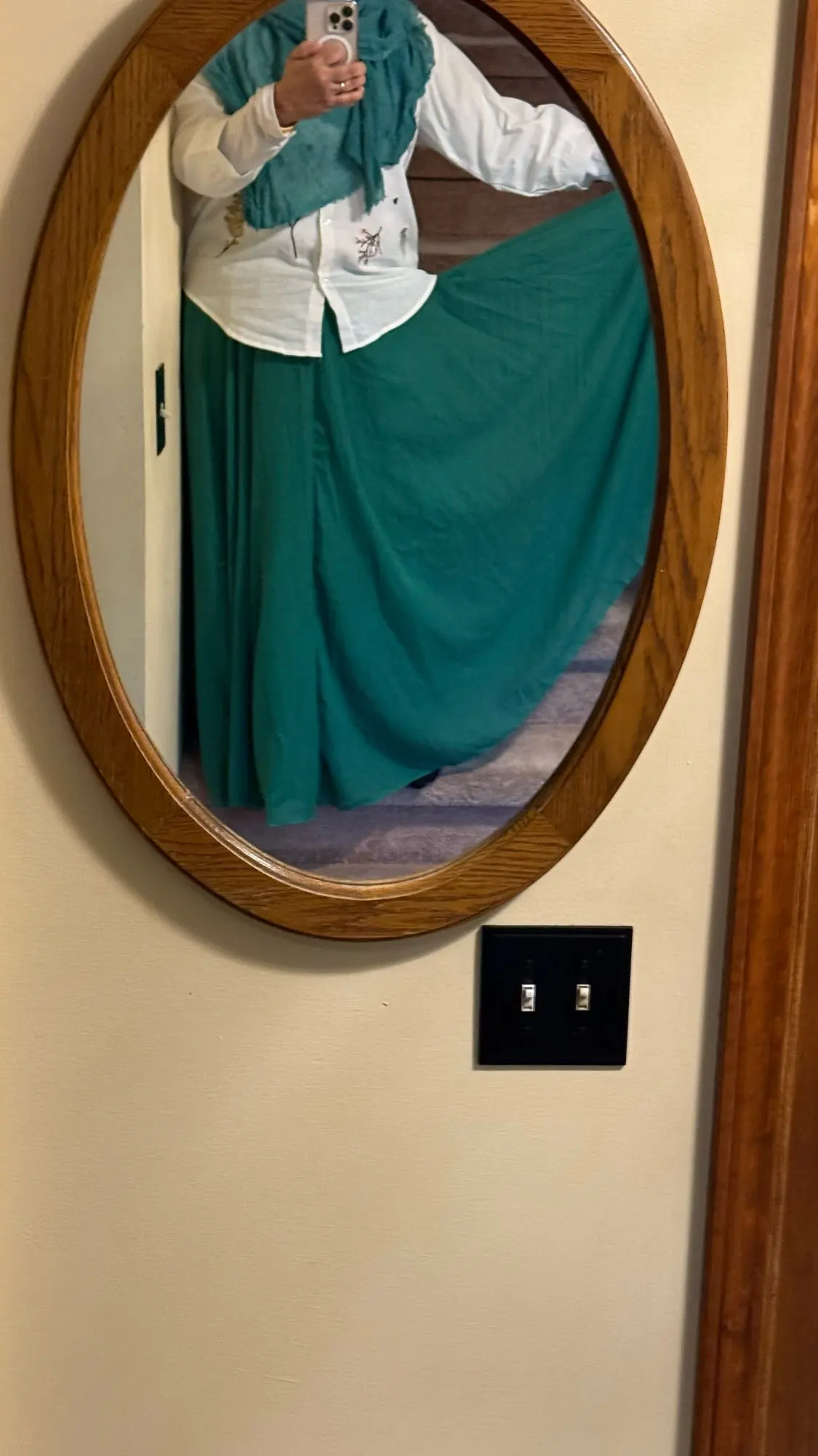 Elegant Cotton Linen Maxi Skirt for Effortless Summer Style photo review