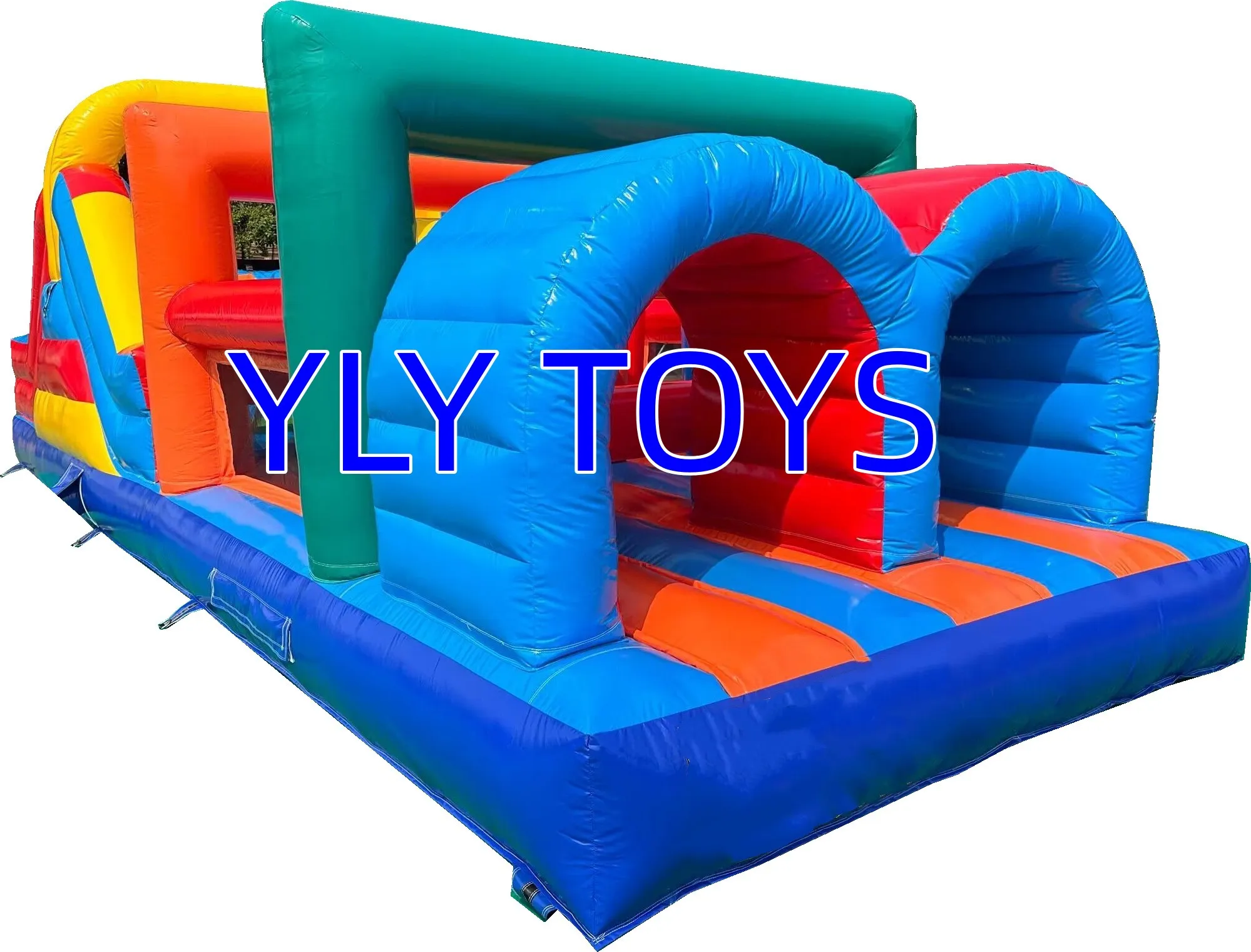Manufacturer's hot -selling indoor and exterior adult children inflatable disorder courses combination YLY-011