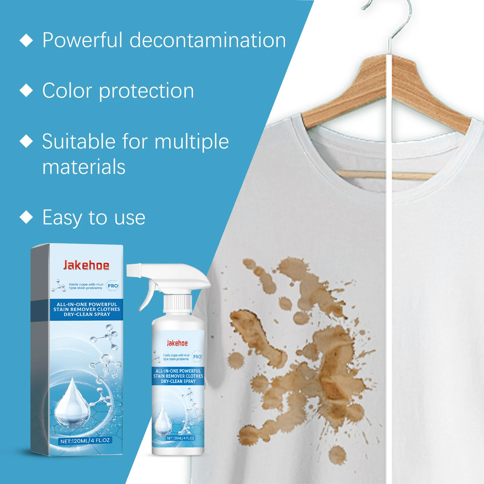 Stain Remover Spray for Clothes and Fabric