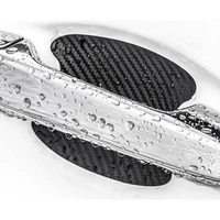 4Pcs/Set Car Door Sticker Carbon Fiber Scratches Resistant Cover Auto Handle Protection Film Exterior Styling Car Accessories 5