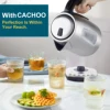 CACHOO Electric Kettle Temperature Control with 4 Presets, 1.7L Hot Water Kettle Electric, Stainless Steel Tea Pot Kettle 5
