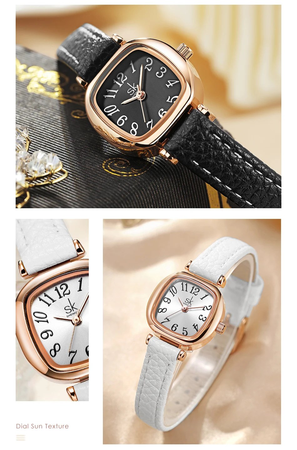 New Reloj Mujer SK Watch Fashion Woman Watches Elegant Women's Quartz Wristwatches Original Ladies Clock Relogio Feminino Gift