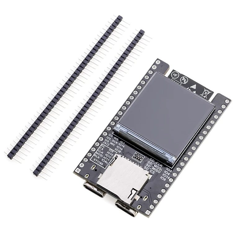 Core Board com 1.3 Polegadas Ips Display Módulo Esp32 Devkit com Display Ips Módulo Mcu Wifi e Bluetooth 240×240 Insolução Esp32-s3