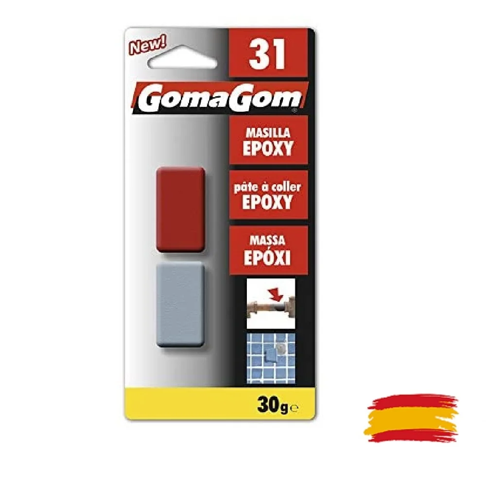 GOMAGOM®Epoxy putty 30 g No. 31 strong stick glue paste in swimming pools Metal pipe 30 grams 2
