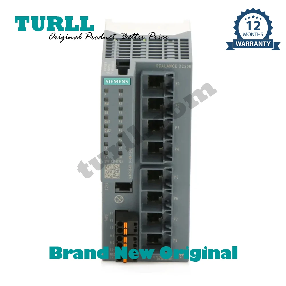 新しいシーメンス 6GK5208-0BA00-2AC2 6GK5208-0BA00-2AC2 PLC モジュール 6GK5208-0BA00-2AC2