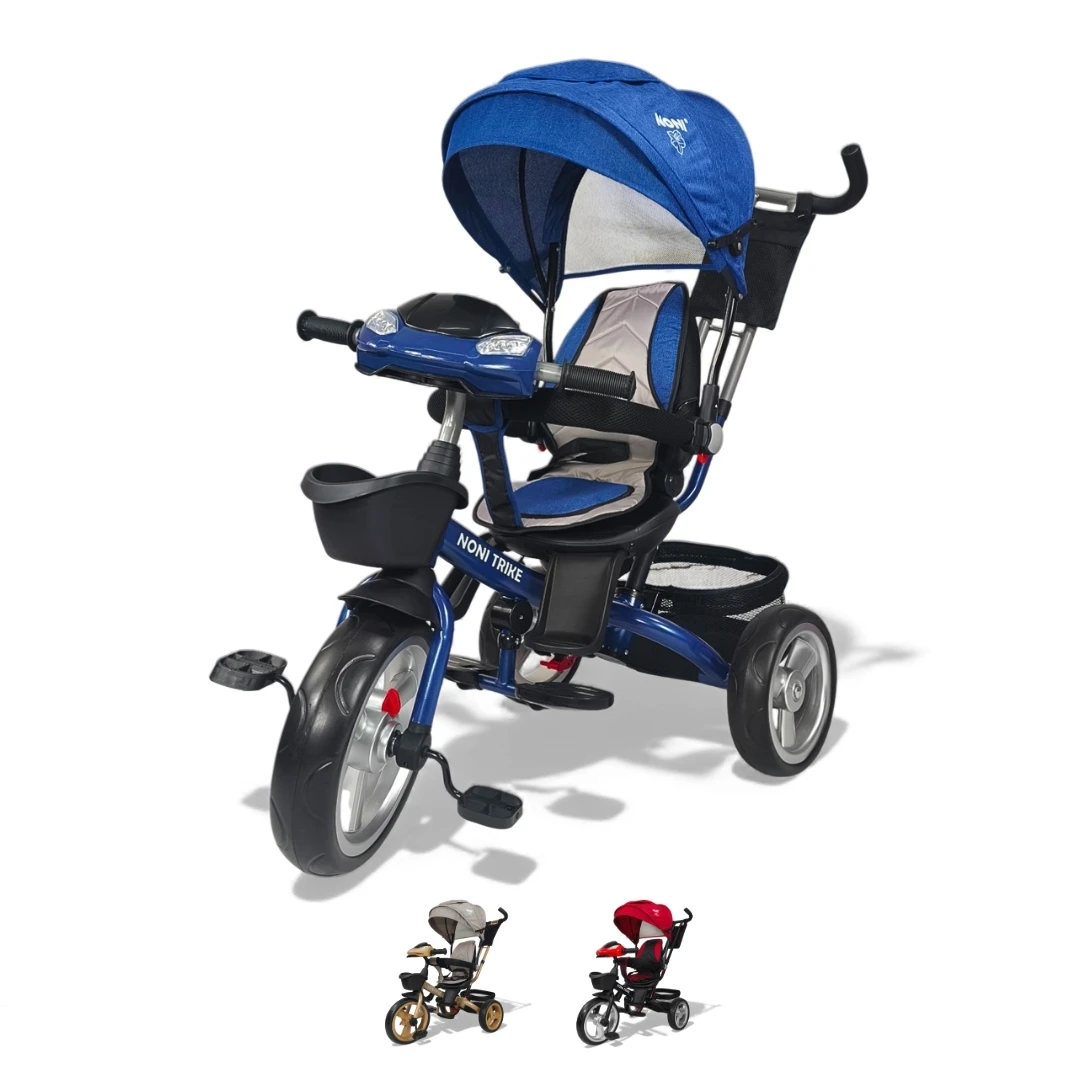 Triciclo Para Niños Bebe 7 En 1 Asiento Giratorio Is-3041x