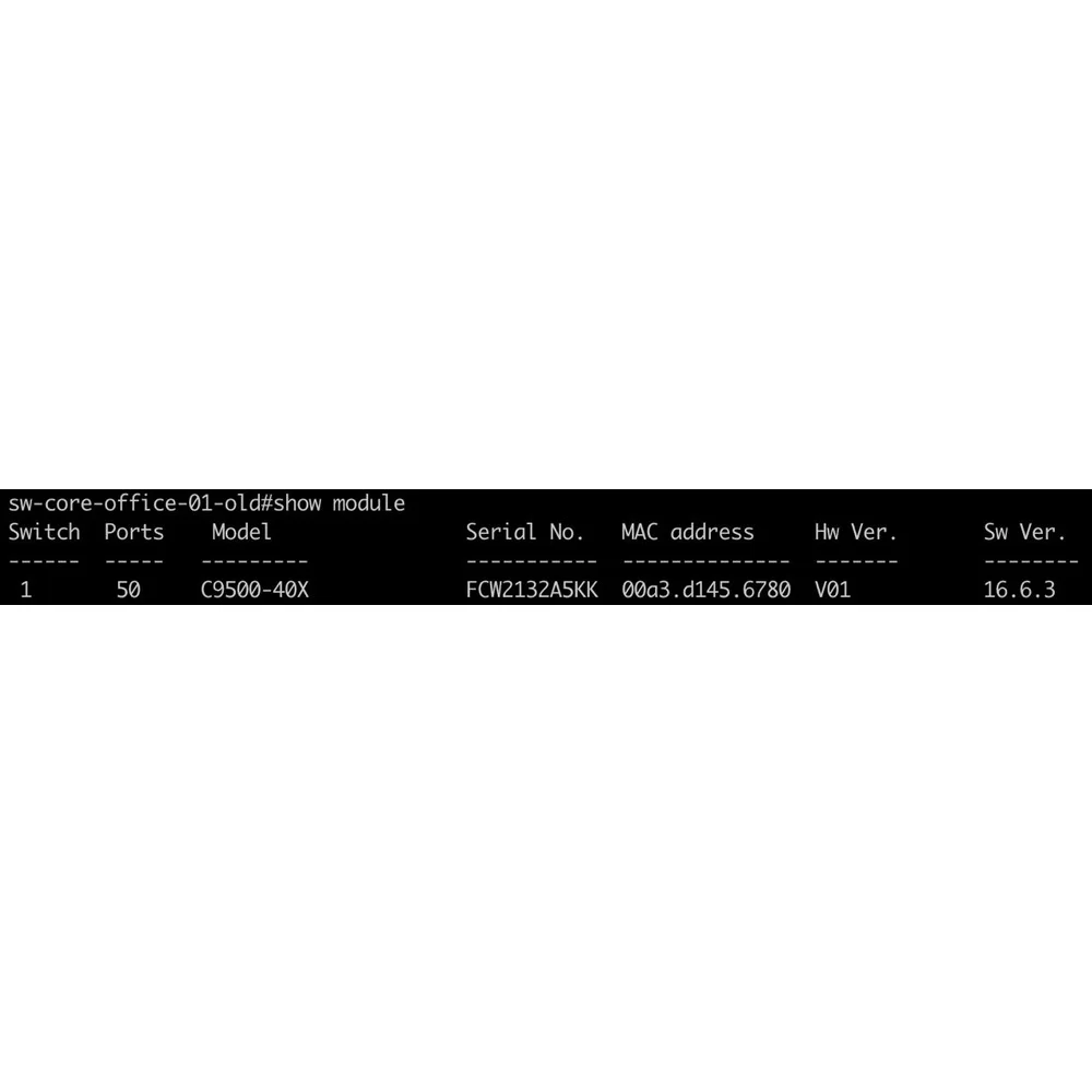 Рисунок 2 - Коммутатор Cisco Catalyst C950