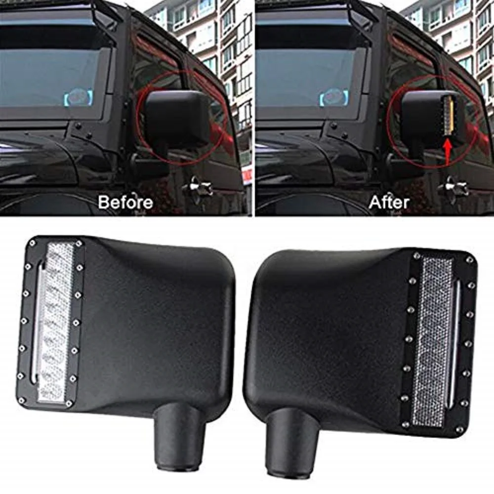 

Фонарь поворота для зеркала, задний фонарь для Jeep Wrangler JK 2007-2017, 2 шт.