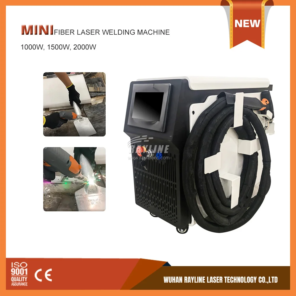 Hot Mini Handheld Fiber Optic Air-cooled Laser Welding Machine Laser Welder Cutting Clean Machine For Metal Stainless Steel