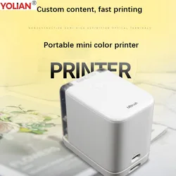 Portable Handheld Mini Color Inkjet Printers Wireless Mbrush With Color Fast Dry Ink 3D Printers