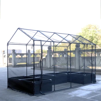 Mini Kit de tente de serre, couverture de plante de pépinière de jardin Portable, assemblage facile pour la Protection extérieure dans le jardin pour l'été et l'hiver 1