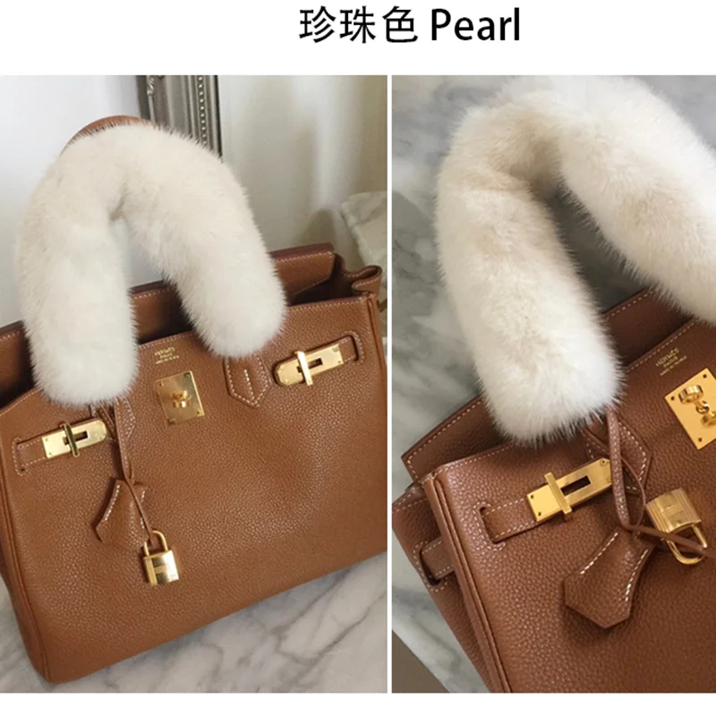 54cm Replacement Bag Strap Genuine Mink Fur Handbag Shoulder Straps Natural  Fox Handle For Women Belts Winter Accessories R50 - Belts - AliExpress