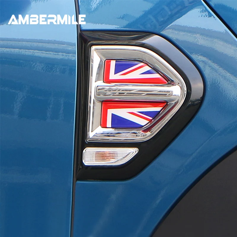 4pcs Crystal Epoxy for Mini Cooper Countryman F60 Car Side Plate Fender Stickers Section Decals Covers Decoration Accessories