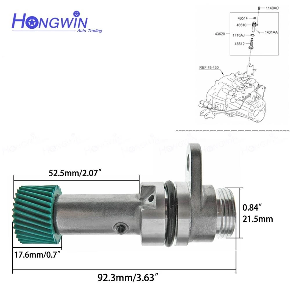 43621 39400 43621-28050 43621-28040 43621-39700 Sleeve Assy Odometer Speed Sensor For Hyundai i30 Tusson JM Kia Rio Sportage JE auto speed sensor