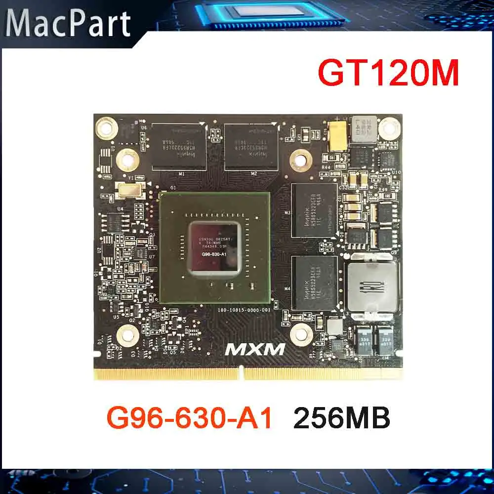 

Original GT120M GT 120M G96-630-A1 VGA Graphic Video Card 256MB For iMac A1279 A1225 Early 2009 24" 100% Test Working Well