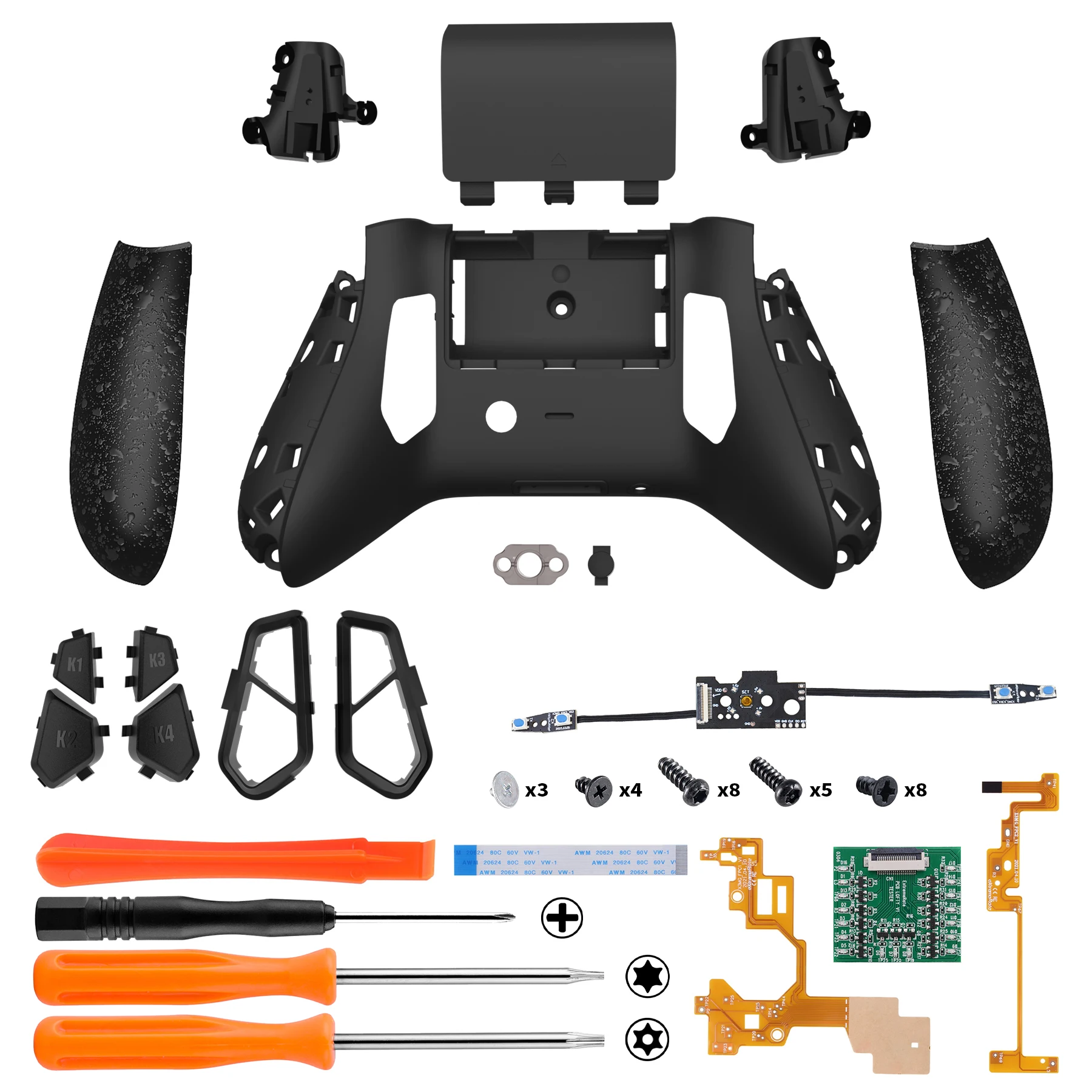 Extremerate-victor x Remap Kit para Xbox Core Controle sem Fio Perfis Shell Voltar Redesenhado Trilhos Laterais e Botões Voltar - Image 3