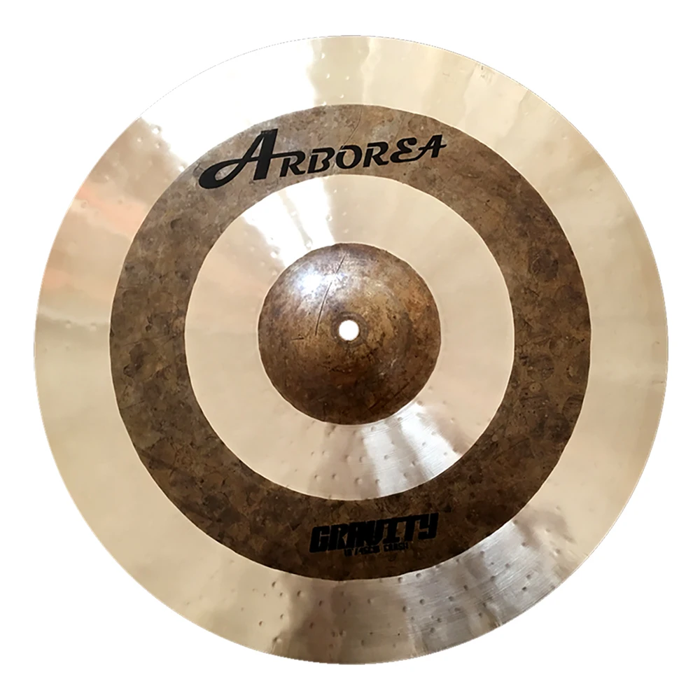 Arborea Professional Cymbal-Gravity Series Crash Cymbal 14-19 inch Bronze Cymbal for Drum Player Percussion Music Instrument
