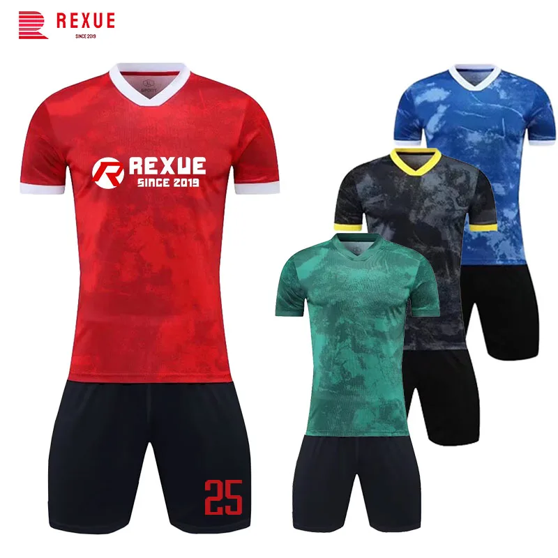 22-23 High Quality DIY Soccer Jersey Set Men Football Uniform Soccer Jerseys Set Tracksuit Running Sportswear