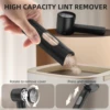 Fabric Shaver, Lint Remover Rechargeable, Electric Portable Sweater Defuzzer with 3 Speeds, 6 Leaf Blades, Digital LED Display 6
