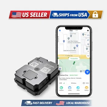4G LTE GPS Tracker for Vehicle, US Seller, Magnetic Hidden Car Locator, Real-Time Tracking, 60 Days Continuous Battery, 10s Updates, SOS Alarm, Geo-Fence Alerts, Service Plan Required