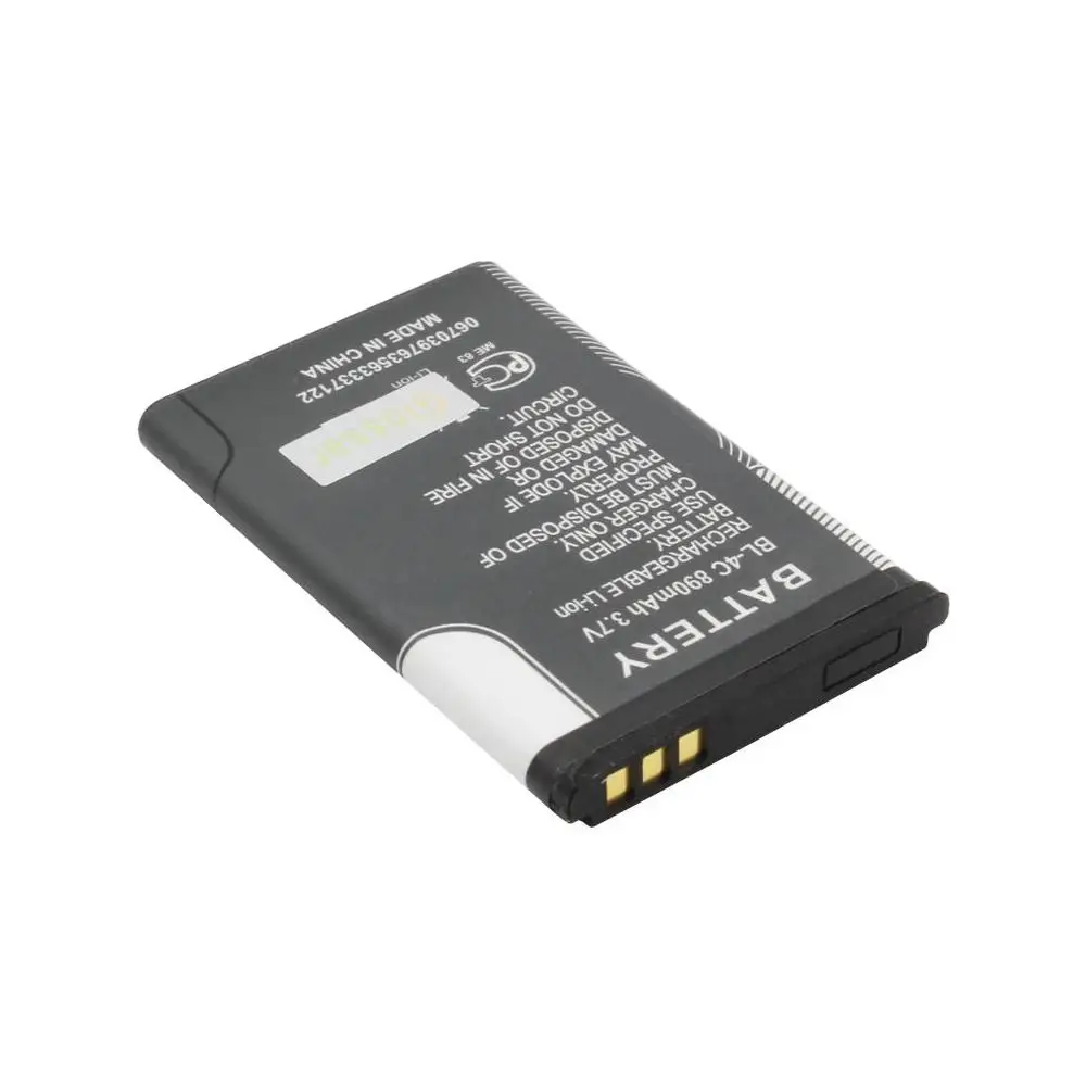Rechargeable battery for Nokia 7610 black blue dictionary