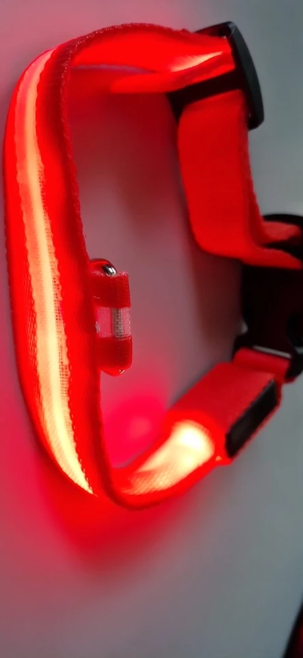 GlowSafe – Leuchtendes Halsband & Leine für maximale Sichtbarkeit bei Nacht photo review