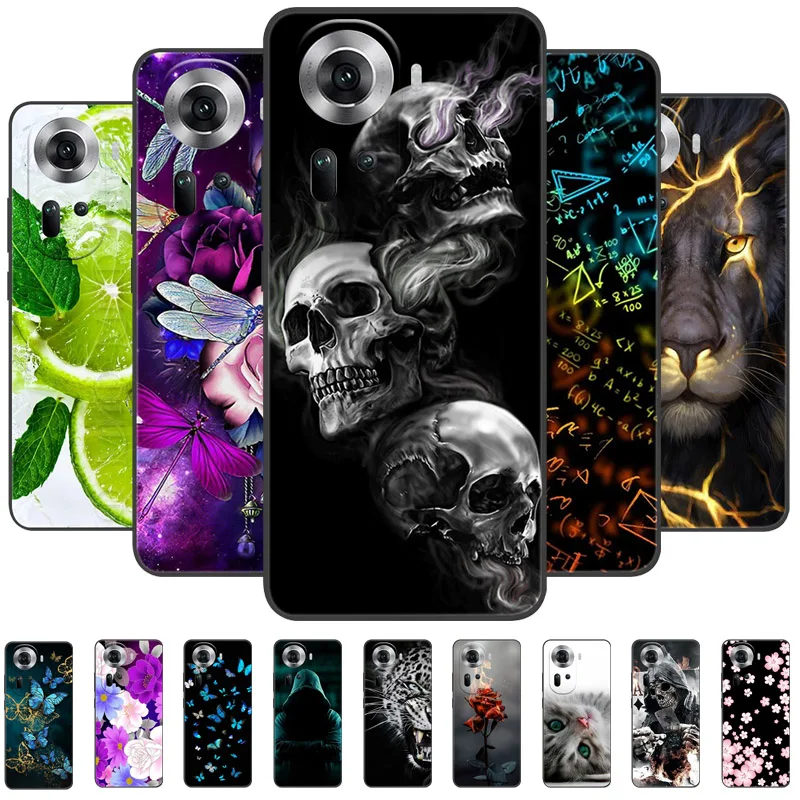 Soft Silicone Shockproof Case with Cool Wolf and Lion Design