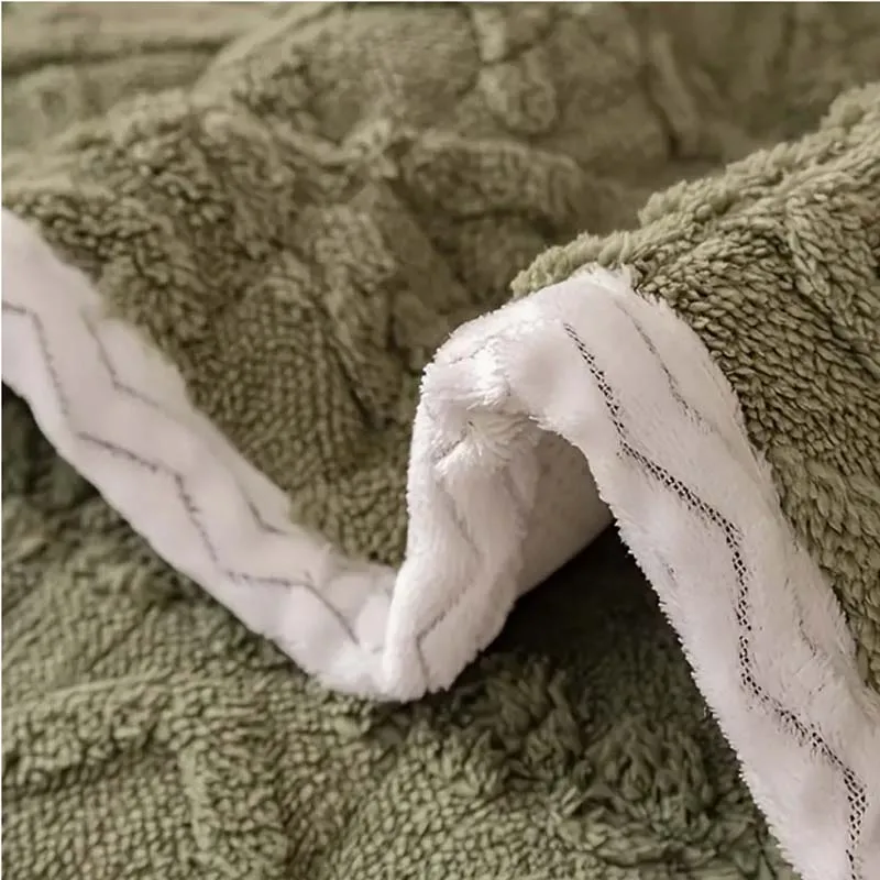 1pc Cozy Thick Quilted Sofa Cover in Autumn & Winter - Plush 100% Cashmere, Non-Slip, Bohemian Style 3