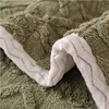 1pc Cozy Thick Quilted Sofa Cover in Autumn & Winter - Plush 100% Cashmere, Non-Slip, Bohemian Style 3