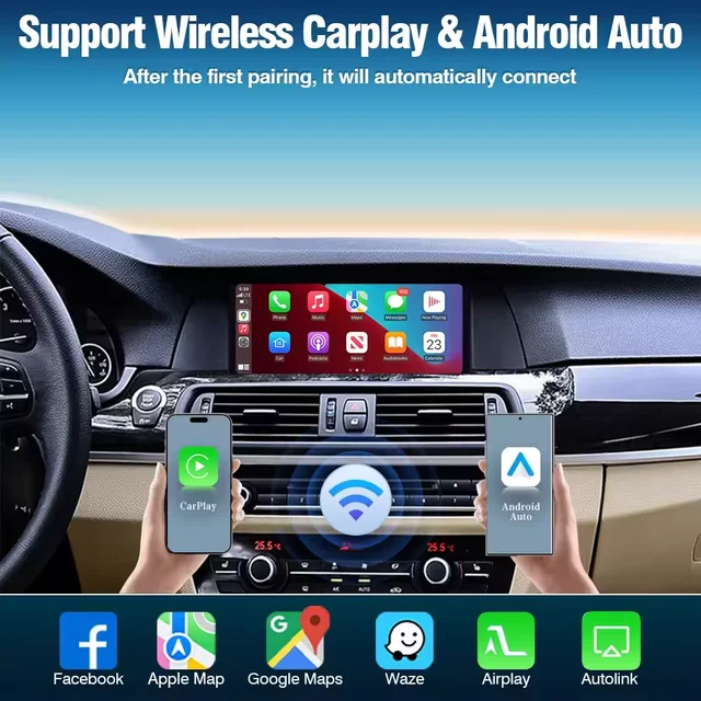 Wireless CarPlay Android Auto Decoder For Ford Sync2 2011-2016 Focus Escape Explorer Mondeo Fiesta C-Max Edge F150 Escape Fusion 2