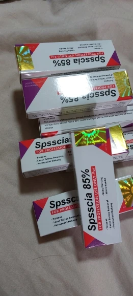 85% Spsscia Multipurpose Numbing Cream lidocaine 8% for Cosmetic tattooing/Permanent Makeup/Piercings/Waxing/Microblading/Laser photo review