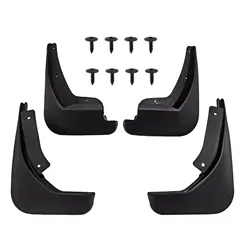 Premium Front and Rear Splash Guard Mud Flaps - Durable Car Accessories for Ford Fiesta (4PCS)