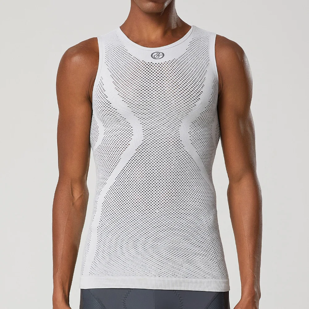 Gilet Cycliste Homme YKYWBIKE - Couche De Base Respirante En Maille - Sans Manches - Taille S à XL