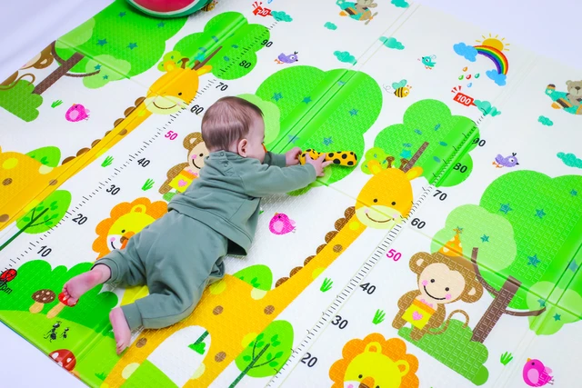 Alfombra de juego Bebe , Alfombra juegos , Alfombra acolchada plegable ,  Alfombra plegable bebe , Alfombra bebe juegos acolchada plegable -  AliExpress