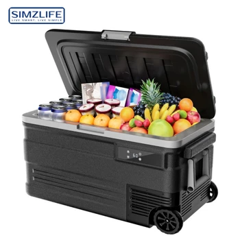 SIMZLIFE 75L Portable Car Refrigerator Compressor Fridge Freezer Cooler Ice Box Keep Cool for Camping Fishing Trip Truck Boating 1