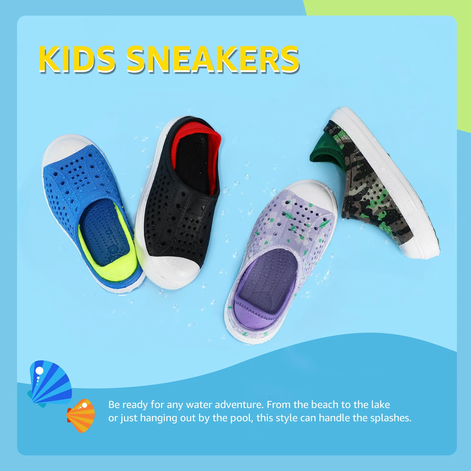 Toddler Water Shoes Boys Girls Beach Summer Kids Sandals Outdoor & Indoor kids sandals