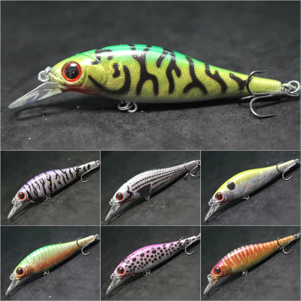 wLure Minnow Fishing Lure 11g 9.2cm Sinking Jerkbait Crankbait Sinking M718