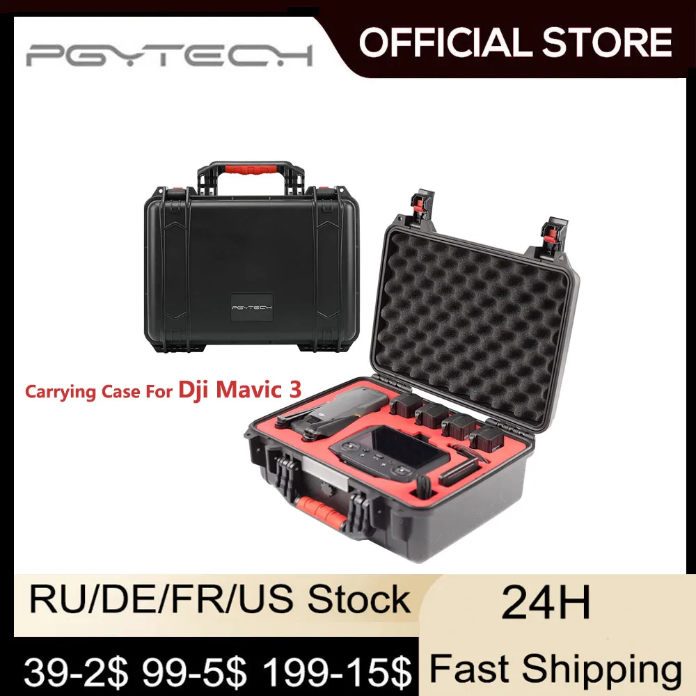 PGYTECH Safety Carrying Case Ip67 Shockproof Waterproof Suitcase EVA Hardshell Suitcase For Dji Mavic 3 Drone Accessories