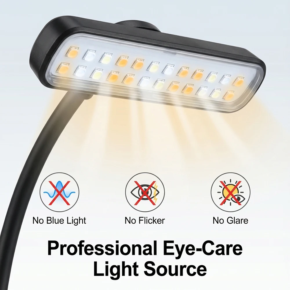 Amber Eye Protection Book Light 2