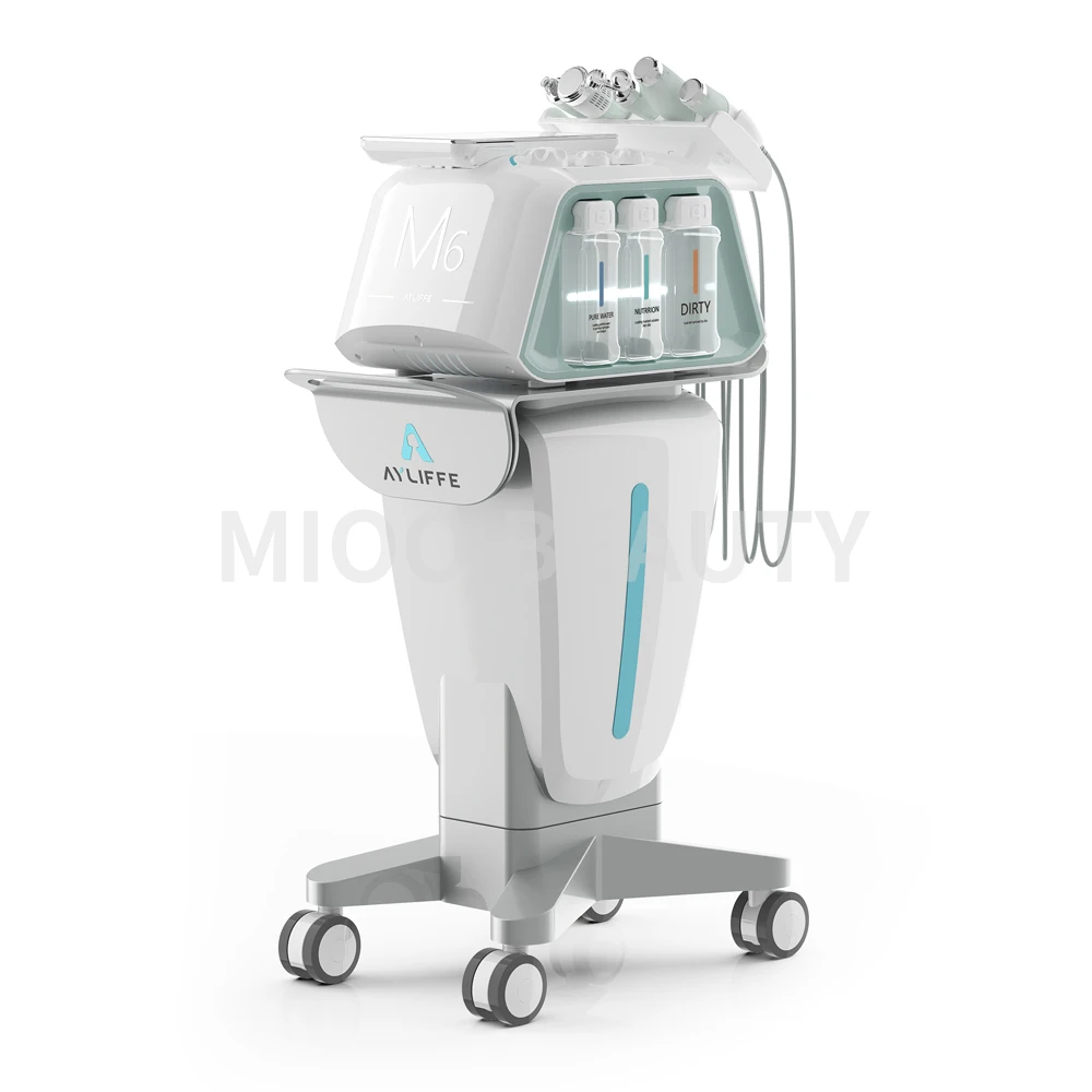 

Hotselling Professional 6 In 1 Skin Rejuvenation Oxygen Facial Hydra Face Lift Microdermabrasion Machine For Beauty Salon
