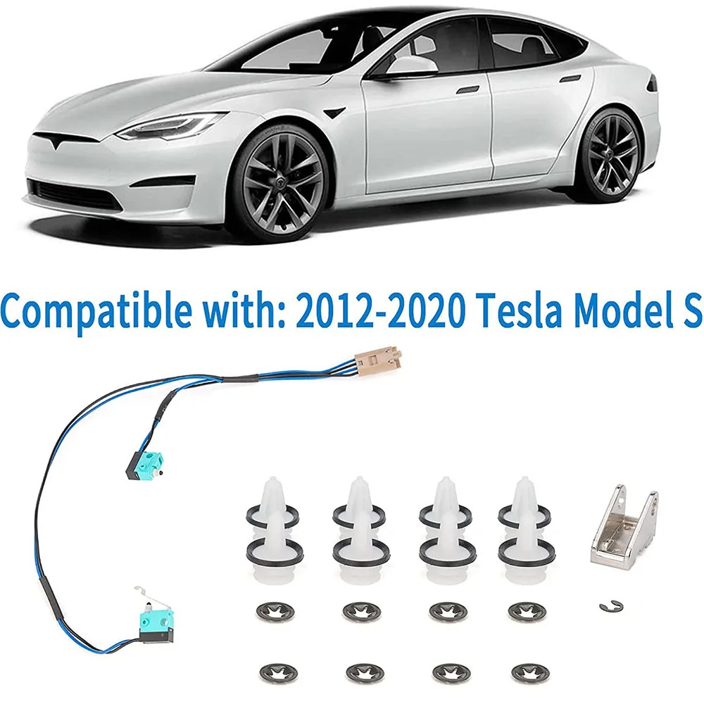 1016009-00-c Voor Tesla Model S Deurklink Upgrade Reparatiekit Microschakelaar Harnas Handgreep Paddle 1042845-00-b W/Deurpaneel Clips