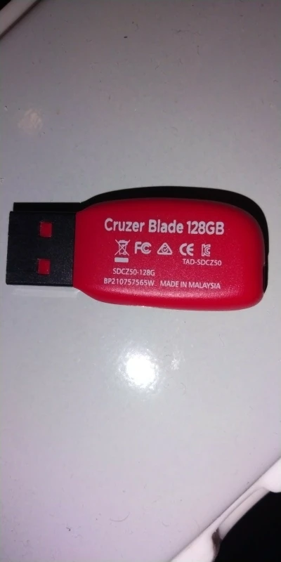 100% Original SanDisk Cruzer Blade CZ50 USB Flash Drive 128GB 64GB 32GB 16GB Pen Drive USB 2.0 Support Official Verification photo review
